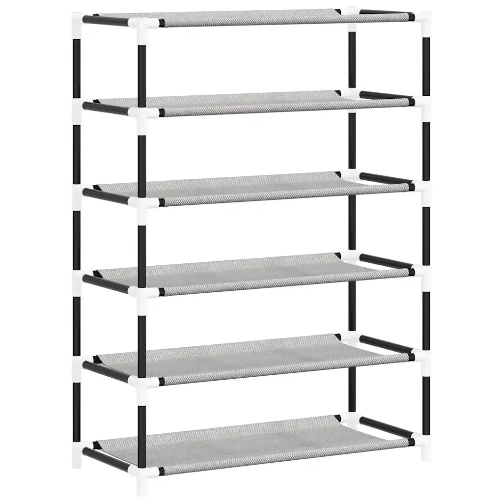 Scarpiera Grigia 60x28x90 cm Tessuto cod mxl 51305