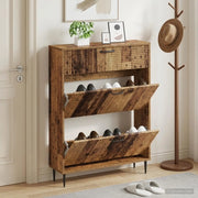 Mobile per scarpe HAARLEM 78 x 24 x 103 cm Legno ingegnerizzato 896883