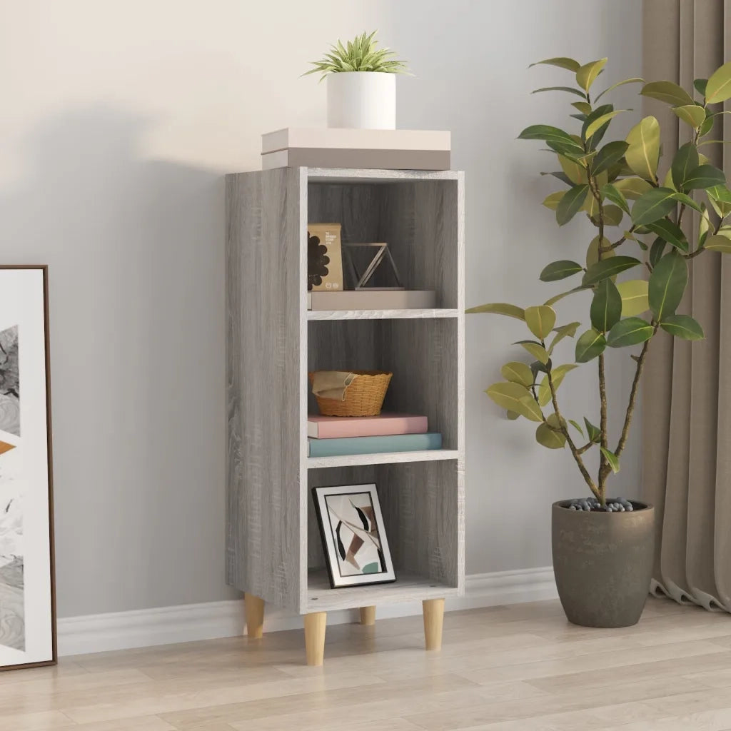 Credenza Grigio Sonoma 34,5x32,5x90 cm in Legno Multistrato 817421