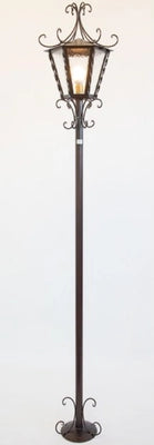 LAMPADE LINEA IMPERIAL LANTERNA LAMPIONE RUGGINE H CM. 200