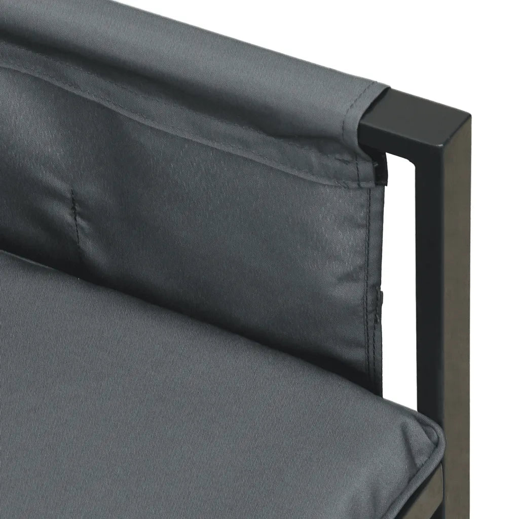 Set Salotto da Giardino 2 pz in Acciaio Antracite 3187261