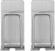 Sostegno per Caffè a Parete - 2 x Sostegni - Acciaio Inossidabile - Spazievitore - Organizzatore per Moka - Facile da Installare - Sostegno per Caffè