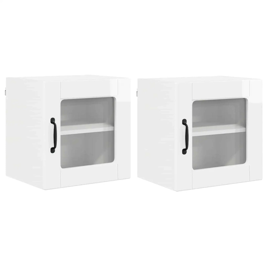 Pannello lavastoviglie 2 pcs Bianco Lucido 40 x 31 x 40 cm 885194
