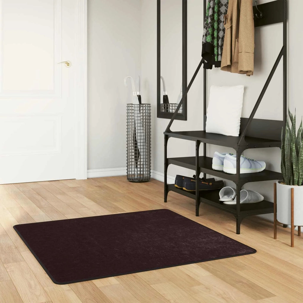Runner in Moquette | Runner Tappeto MARSA Antracite 100 x 100 cm Poliestere e PVC