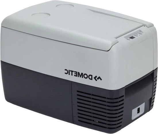 Sistema di Raffreddamento Portatile a Compressore Elettrico 31L 12/24V per Auto Camion Barca con Monitor di Batteria Grigio