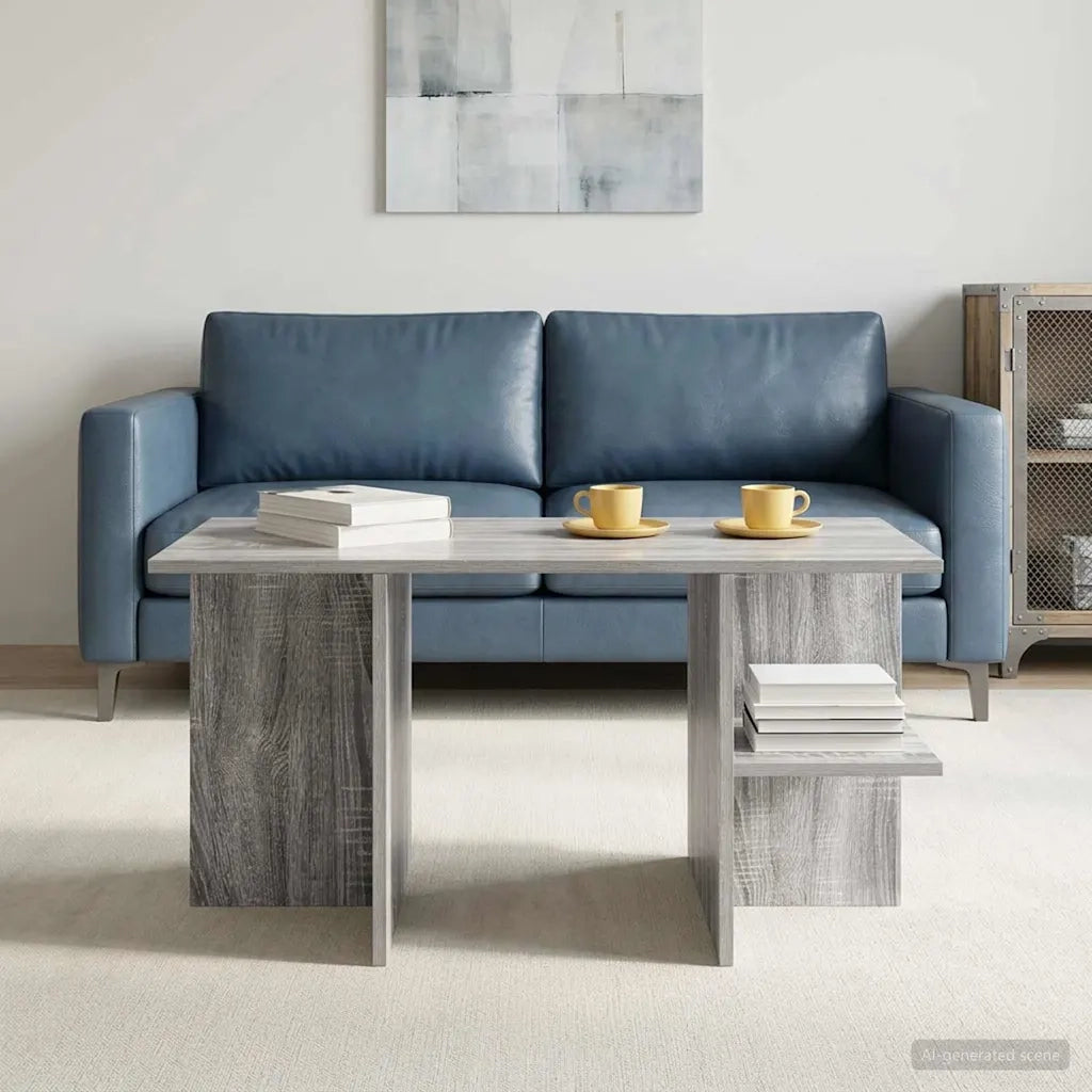 Tavolino da salotto Grigio Sonoma 87 x 50 x 45 cm 8001060