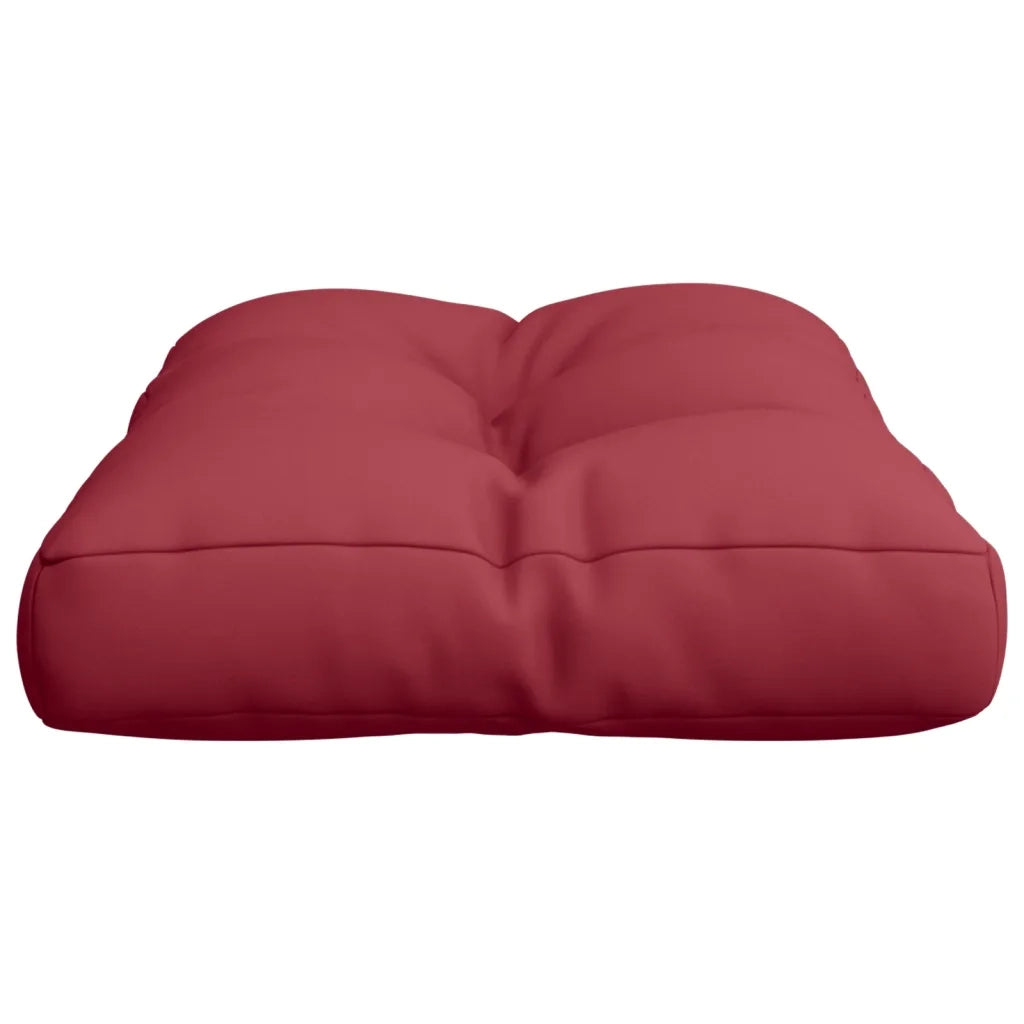 Cuscino per Pallet Rosso Vino 50x40x12 cm in Tessuto 360544