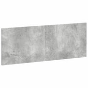 Testiera da Muro HOORN Grigio Cemento Legno ingegnerizzato 897398