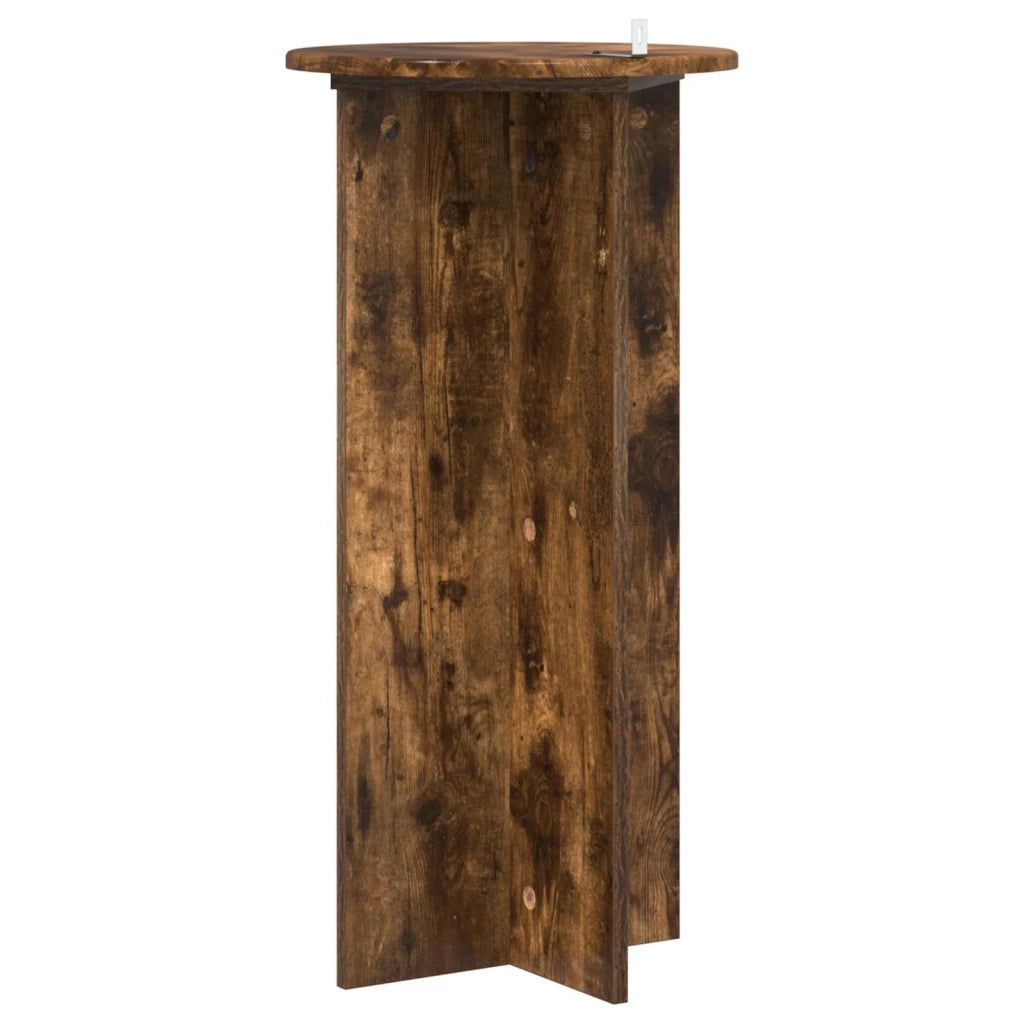 Supporto per piante 2 pcs Rovere Fumo 40 x 40 x 80 cm 899704