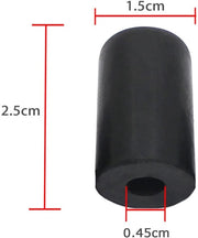 Capocorda Antiscivolo per Estremità di Coda - Protezione in Gomma - Accessori per Strumenti Musicali - Accessori per Violoncello - Sostituzione - 5 Pezzi