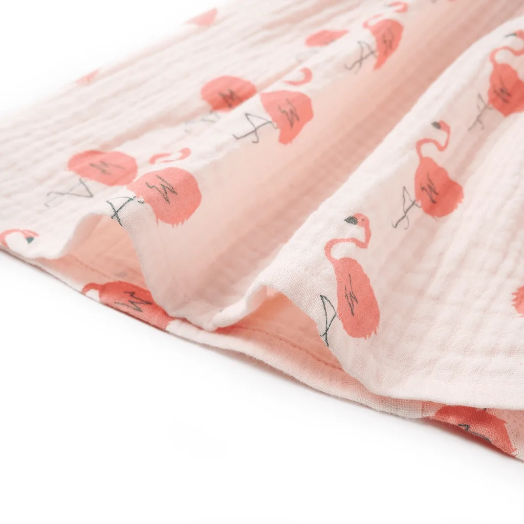Abito da Bambina con Volant Rosa Tenue 104 11480