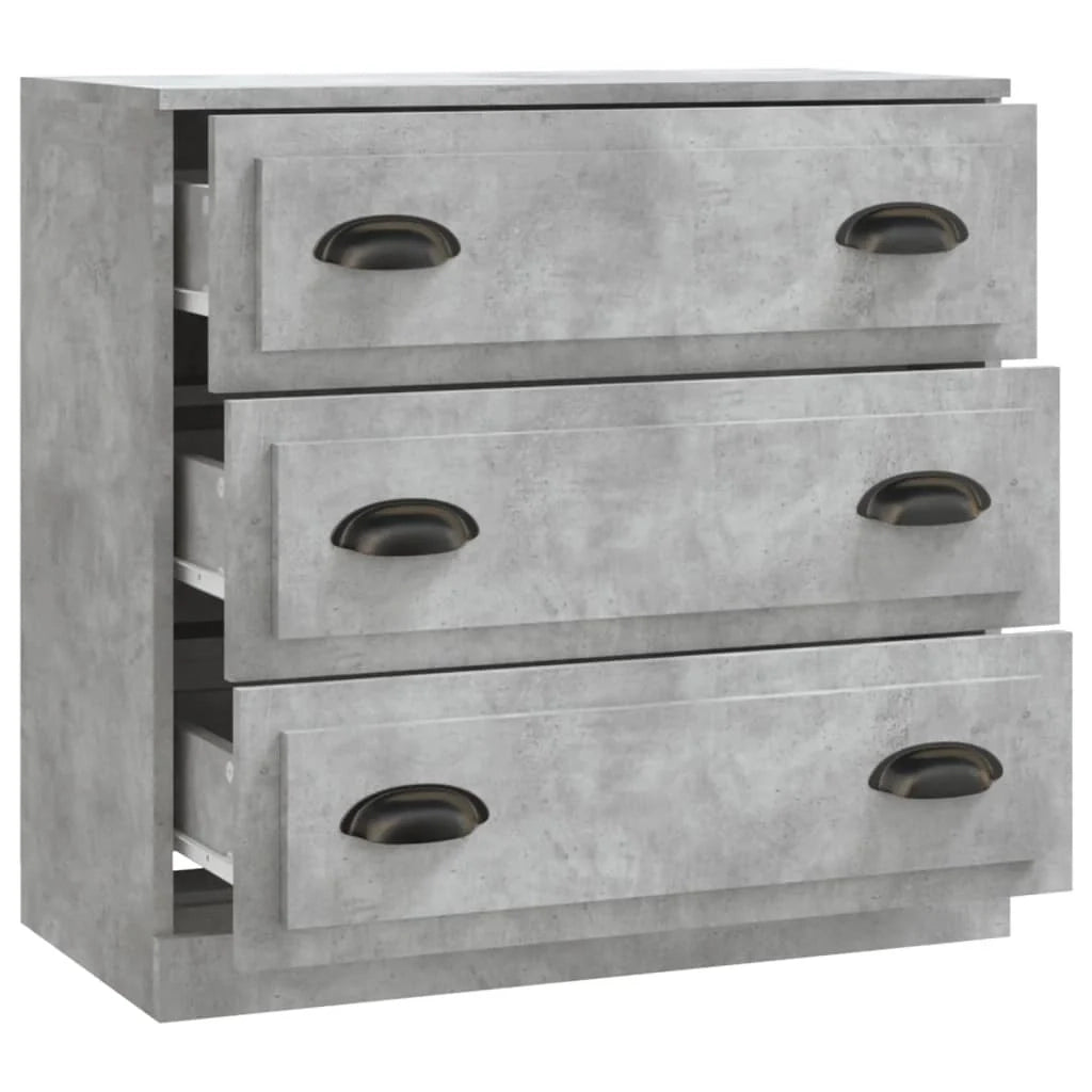 Buffet credenza cassettiera mobiletto mobile contenitore organizer per cucina soggiorno salotto 70 x 35,5 x 67,5 cm legno ingegnerizzato grigio 02_0032082