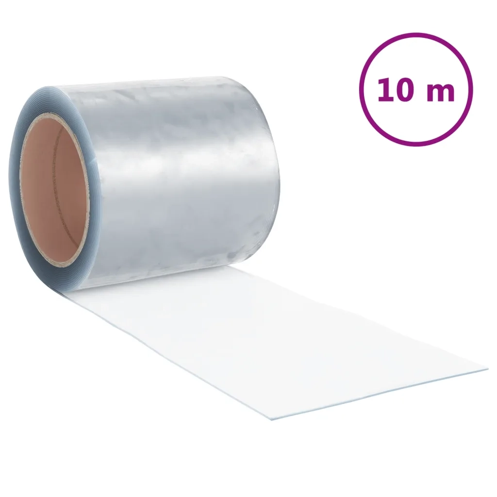 Tenda per Porte Trasparente 200 mm x 1,6 mm 10 m in PVC