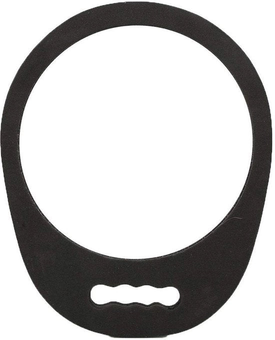 Specchio di Trucco Portatile Ronde con Manico Antiscivolo - Frame in EVA di Alta Qualità - Specchio Resistentente alle Sollecitazioni - Idoneo per il Trucco e le Lenti a Contacto - Modello di Specchio Portatile