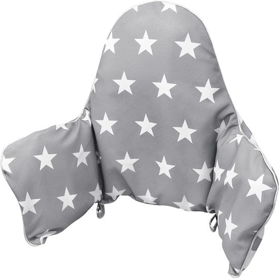 Cuscino di seduta integrato con cuscino gonfiabile per seggiolino per bambini IKEA Antilop colore grigio stelle