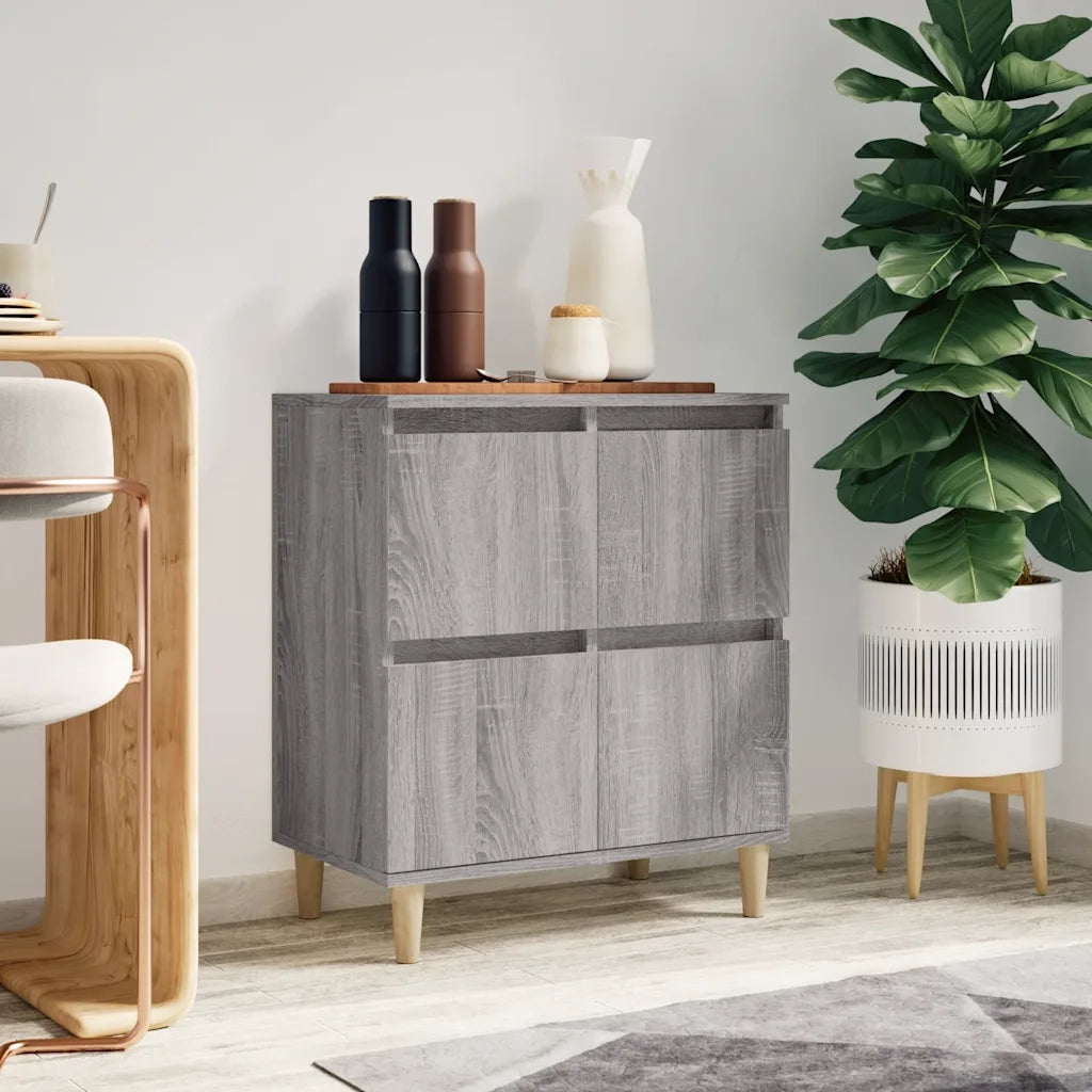 Credenza Grigio Sonoma 60x35x70 cm in Legno Multistrato 821162