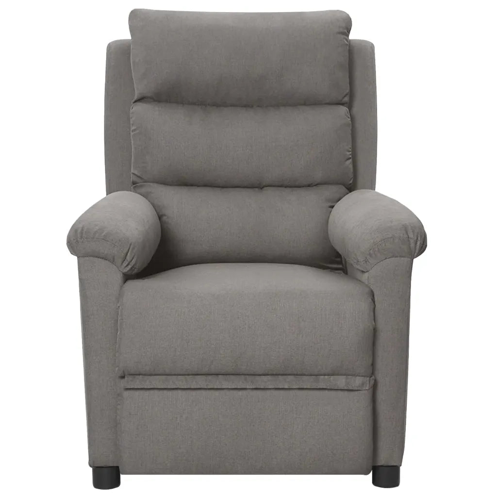 Poltrona Elettrica Reclinabile Grigio Chiaro in Tessuto cod mxl 6863