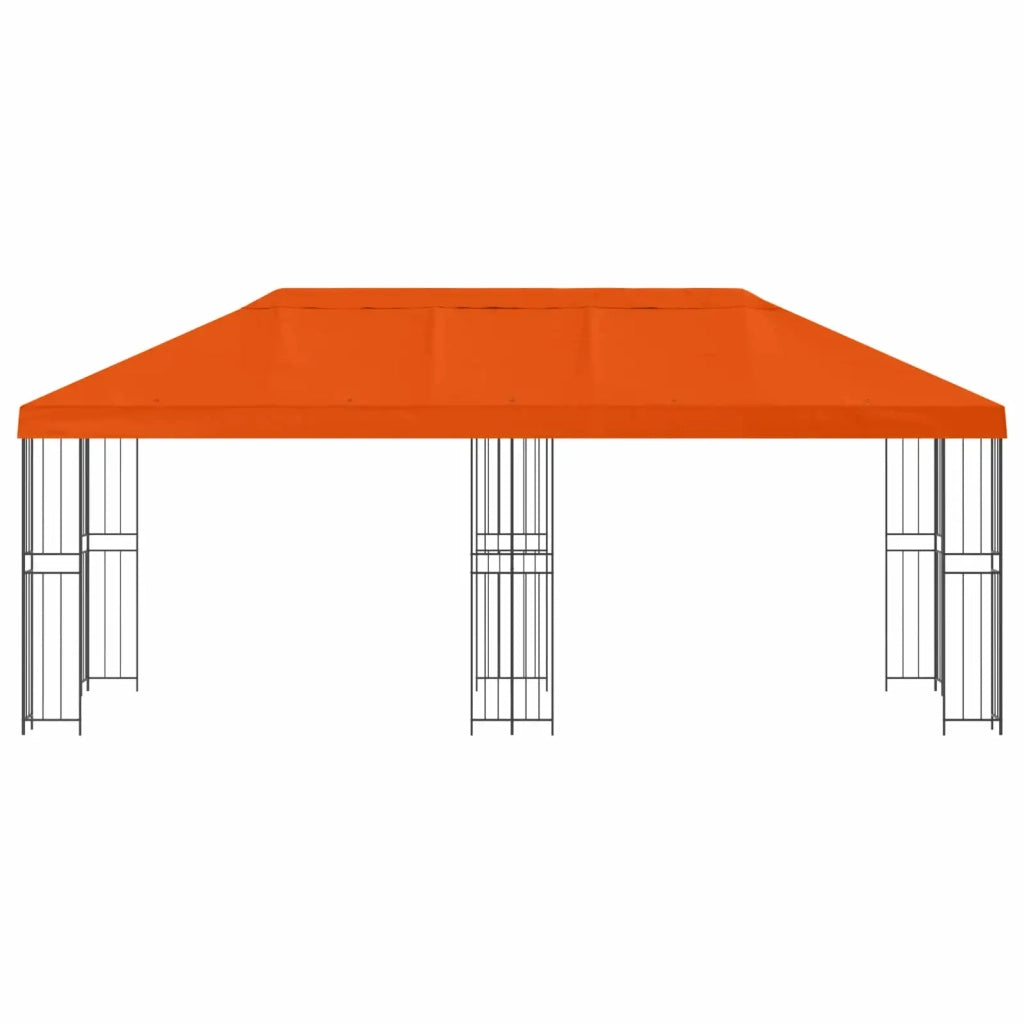 Gazebo | Pergolato con pareti laterali 6 x 3 m Arancione