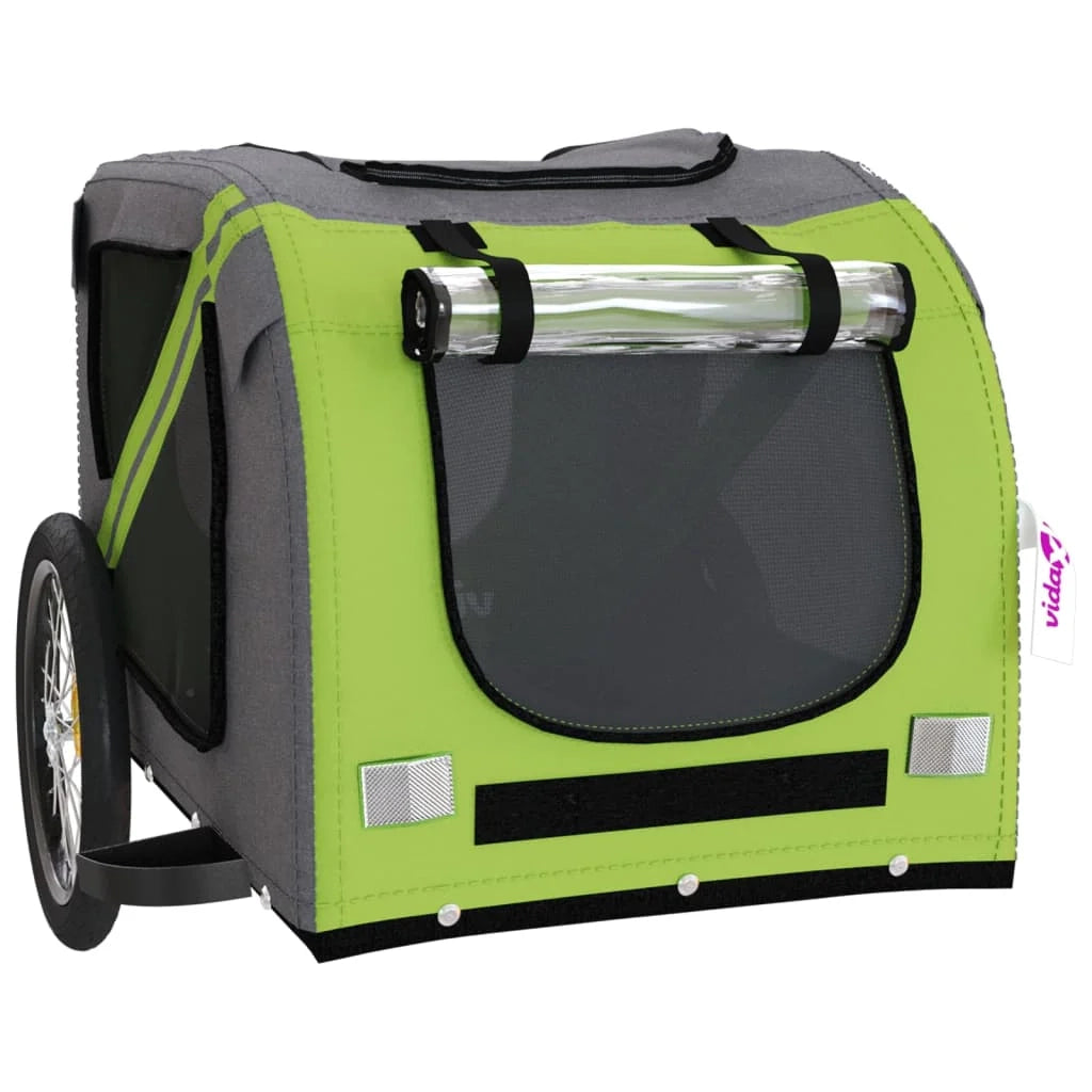 Rimorchio/carrello per animali domestici verde 02_0044279