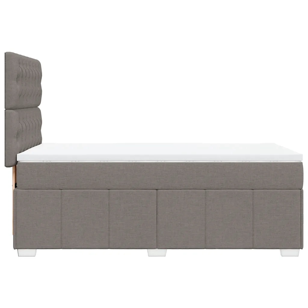 Giroletto a Molle con Materasso Tortora 80x200 cm inTessuto 3291506