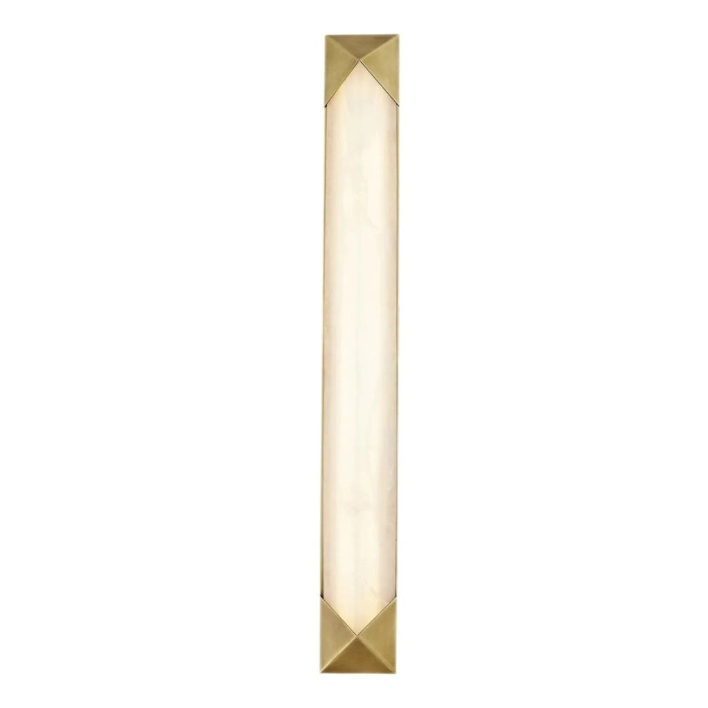 Applique Caesar in alabastro ottone vintage LED 23W Quintiesse