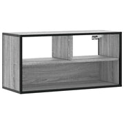 Mobile TV | Armadietto TV | Mobile Porta TV Grigio Sonoma 80x31x39,5 cm Legno Multistrato Metallo