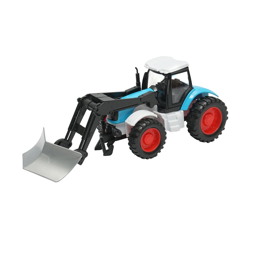 Trattore blu con lama da neve, 175x65x80mm giocattolo per bambini +3 anni