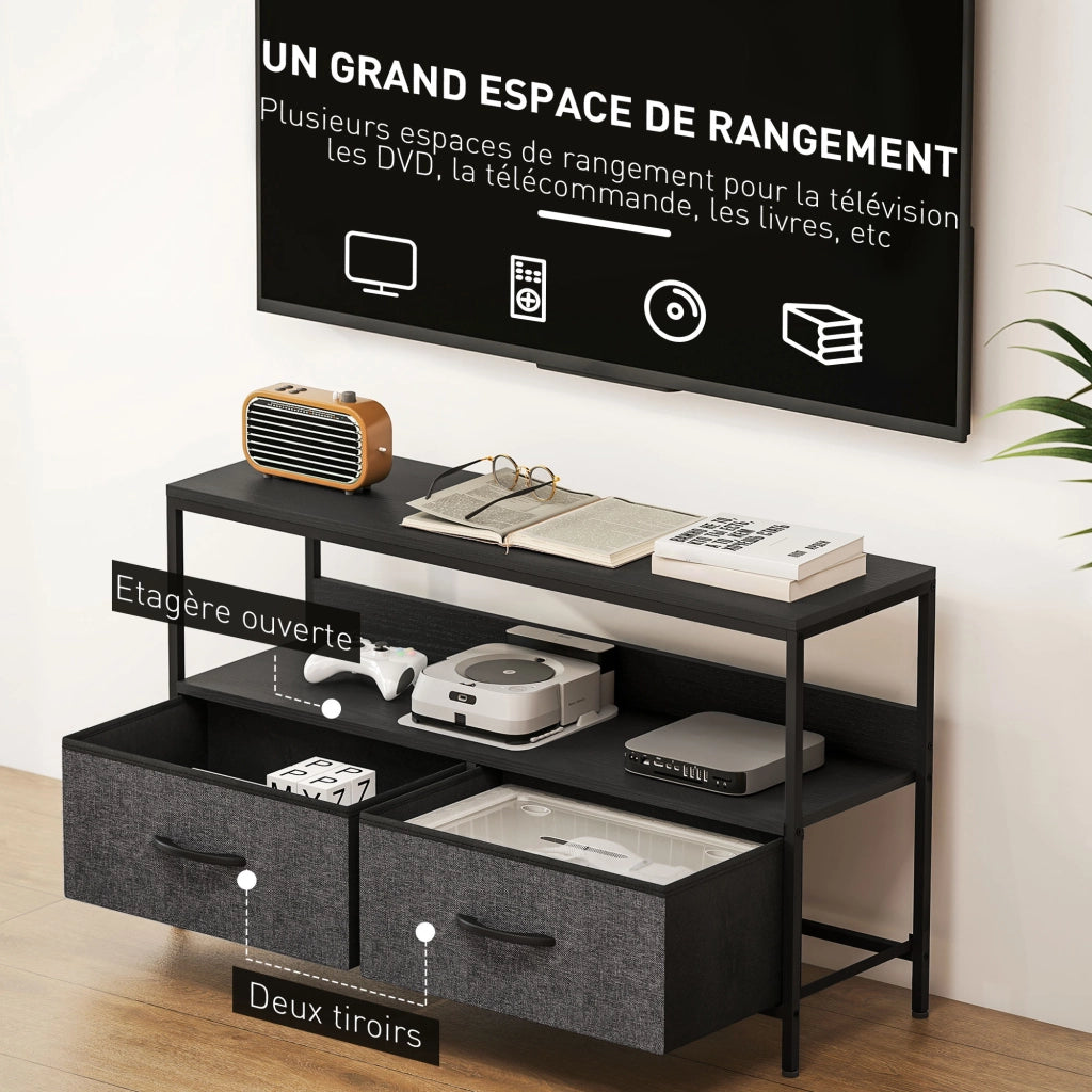 Mobile TV ¨C zephmum ¨C Grigio scuro, 98x29x56 cm