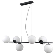 Lampadario Italux Raddi moderno grafite 6xG9 PND-5510-6-BK
