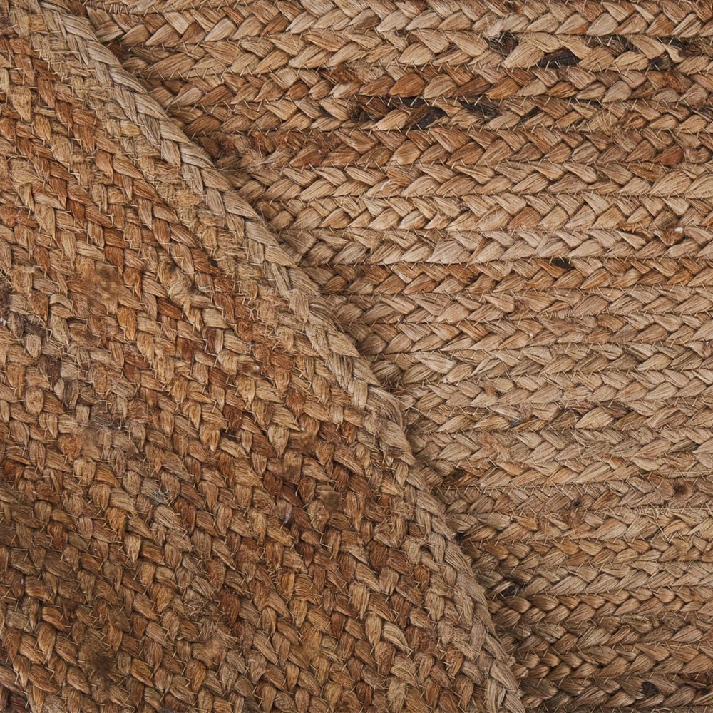 Tappeto Beige di Juta intreccio naturale riscaldamento a pavimento 100 x 150 cm