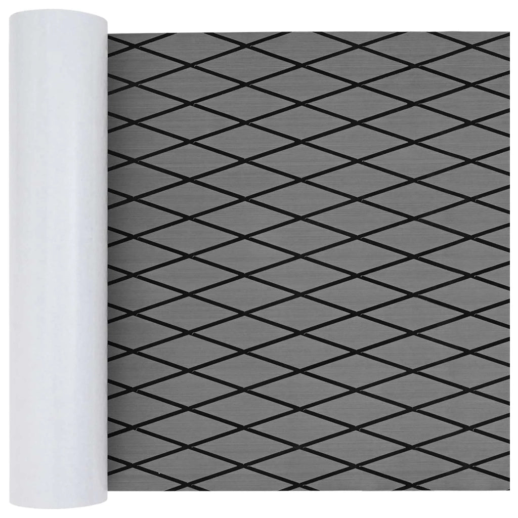 Tappetino per Barche Grigio Chiaro e Nero 190 x 70 cm EVA 42046778