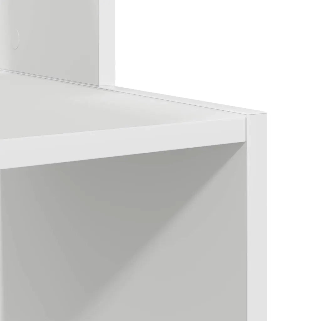 Scrivania | Tavolo da Ufficio Bianco 106 x 41 x 88.5 cm Legno multistrato