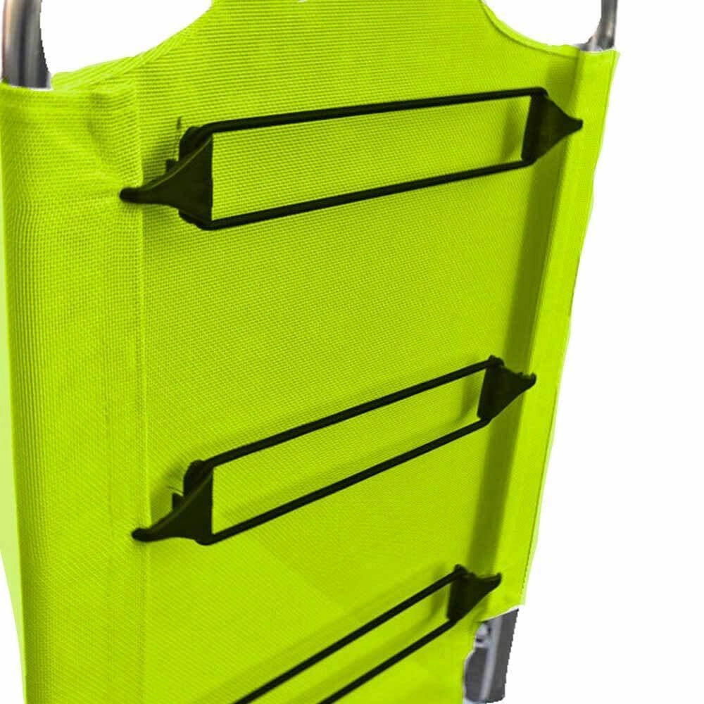 Lettino sdraio jolly fiam verde 022tx vp alluminio