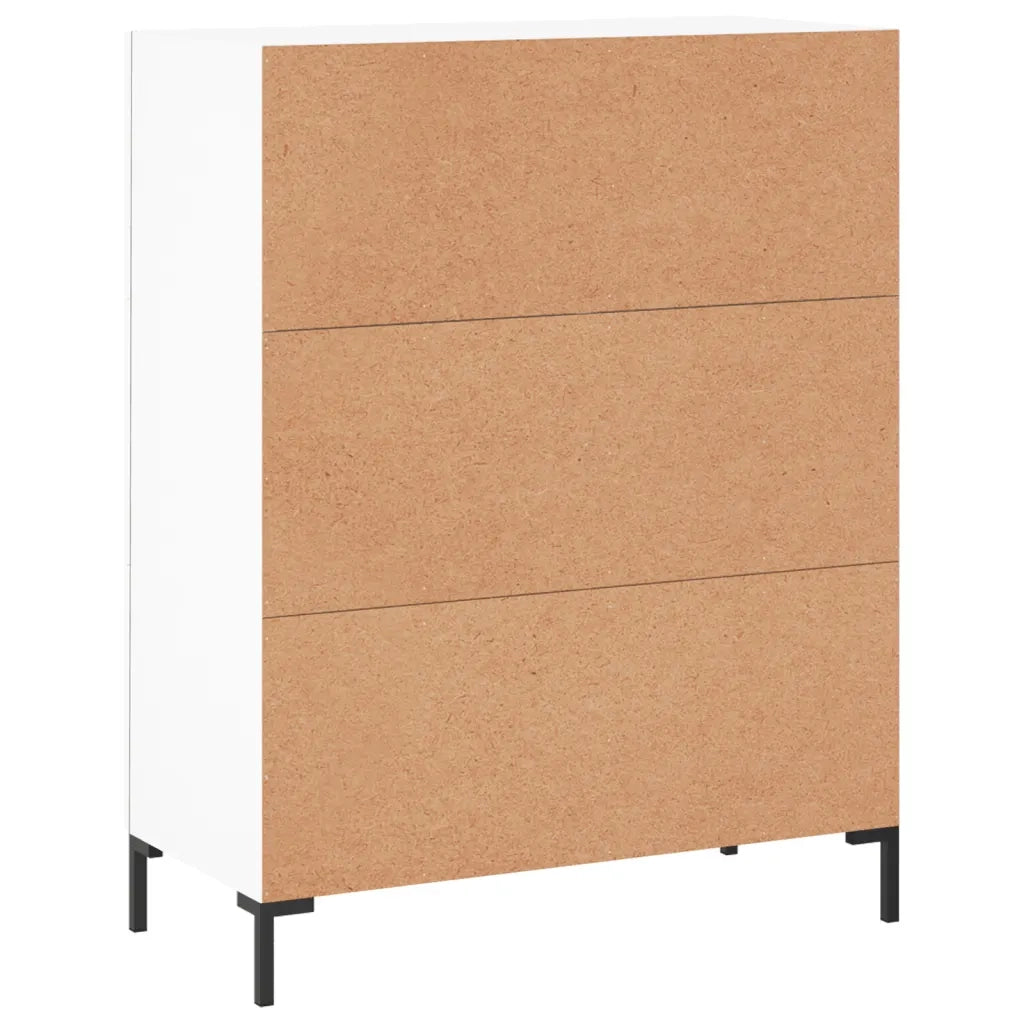 Credenza | Madia | Buffet da pranzo | Armadio da pranzo Bianca 69,5x34x90 cm in Legno Multistrato