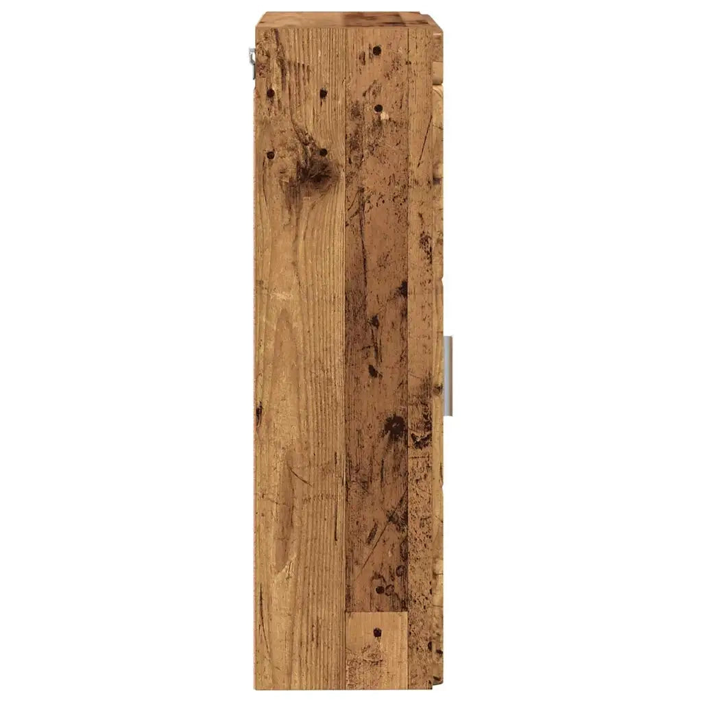 Armadio da bagno a muro TULUM Legno vecchio 37 x 24,5 x 86 cm