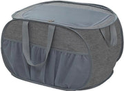 Wastino portatile 37 * 37 * 60cm pieghevole con maniglia - contenitore pieghevole per bambini, campeggio e viaggi (con coperchio)