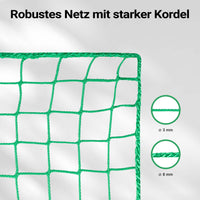 Rete ferma carico per trasporto su rimorchio 5 x 3 m maglie 45x45 mm Rete di sicurezza