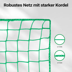 Rete ferma carico per trasporto su rimorchio 5 x 3 m maglie 45x45 mm Rete di sicurezza