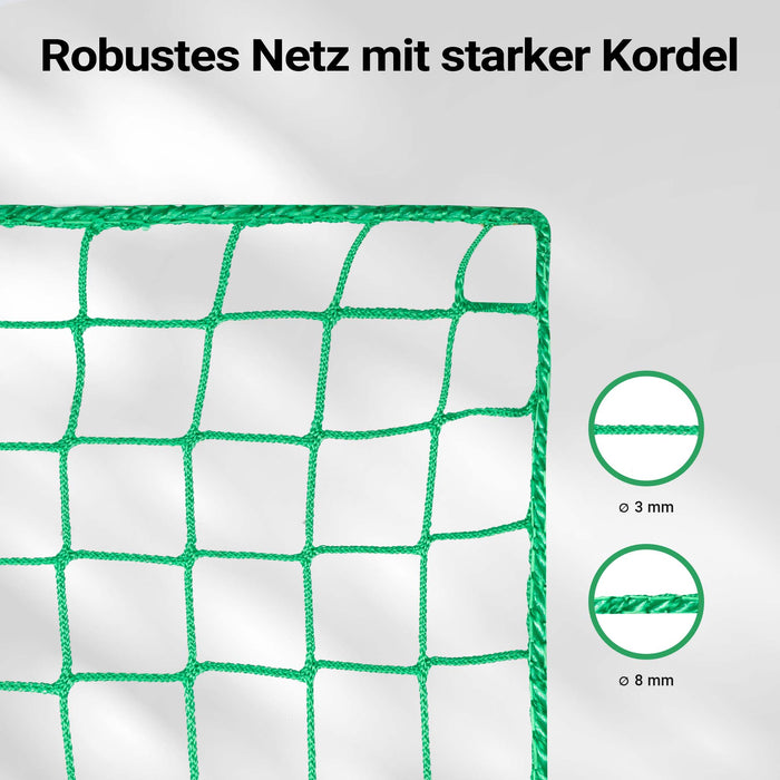 Rete ferma carico per trasporto su rimorchio 5 x 3 m maglie 45x45 mm Rete di sicurezza