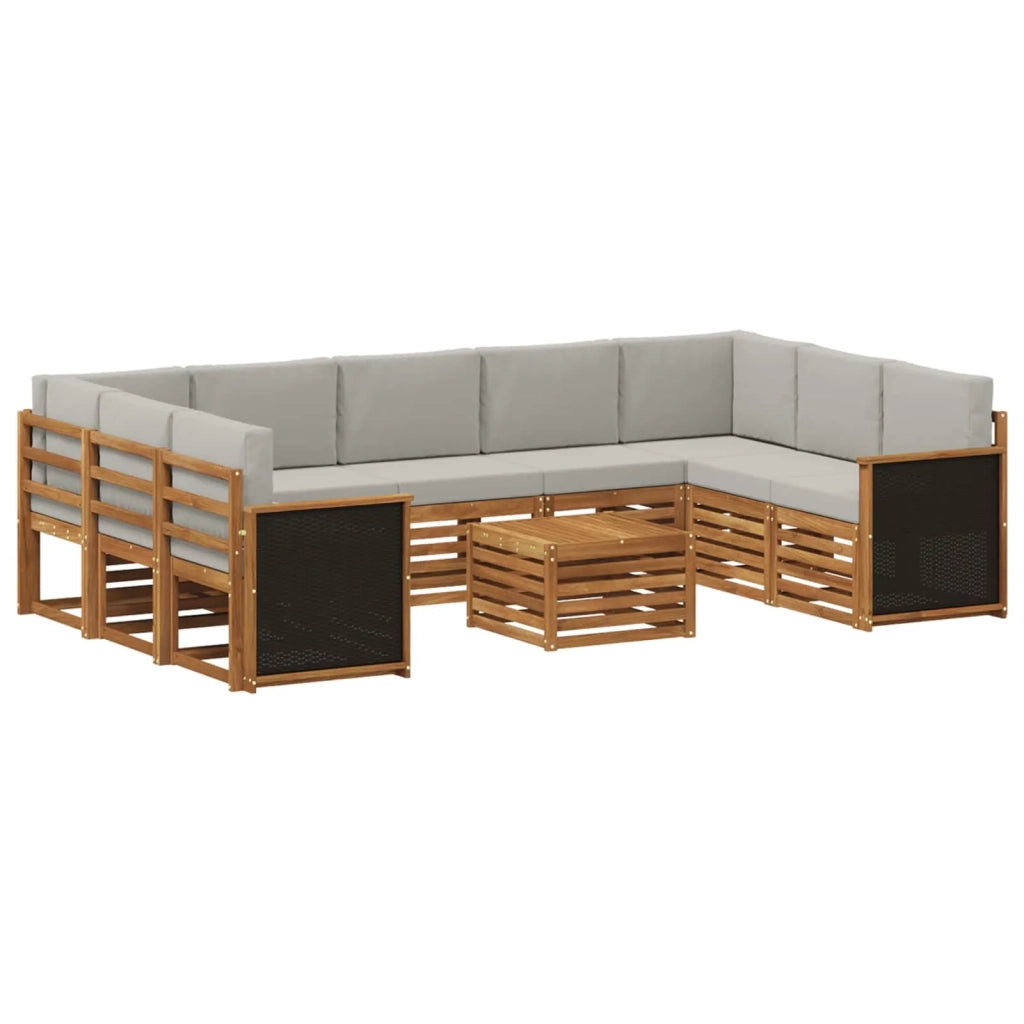 Set divani Legno di Acacia Massello 3384852