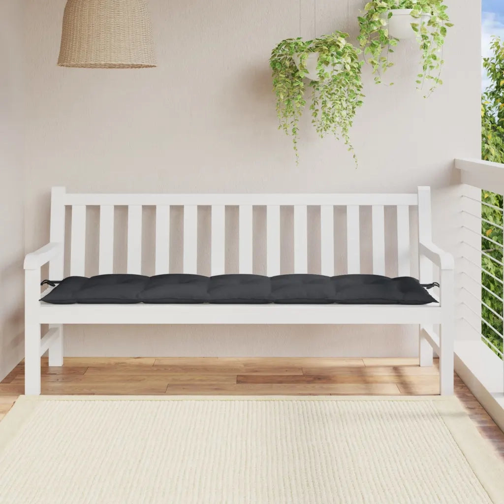 Cuscino Panca da Giardino Antracite Mélange 100x50x7cm Tessuto 4002563