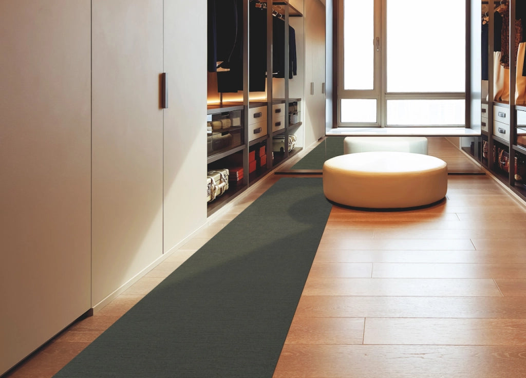 Tappeto Passatoia Cucina Antiscivolo Linea Essenziali By Suardi Tinta Unita Verdone - 60x115 - Verdone