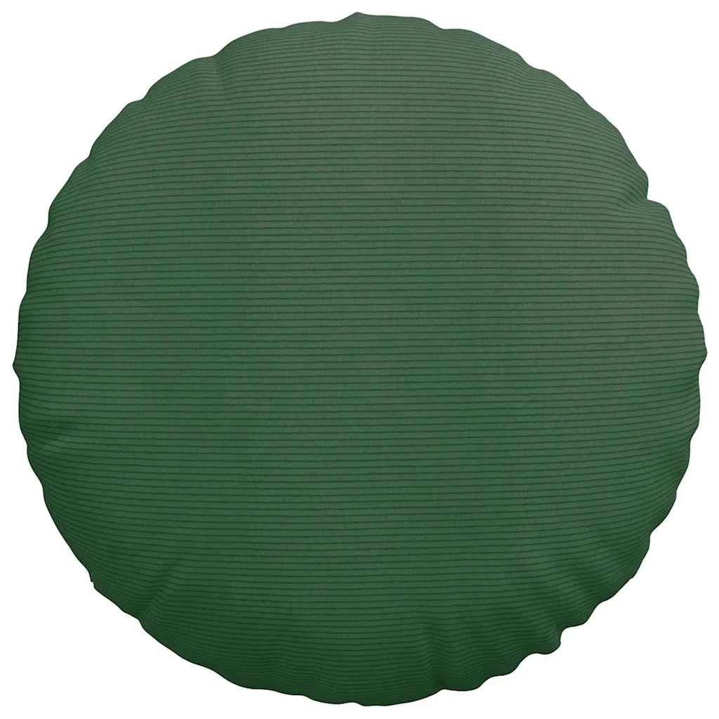 Cuscini per Seduta 2 pz | Cuscini per sedie Verde Scuro ? 80 cm Tessuto in Cords