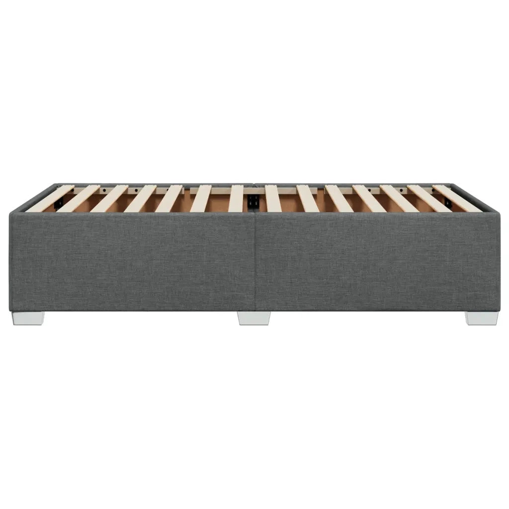 Giroletto senza Materasso Grigio Scuro 90x190 cm Tessuto 3284437