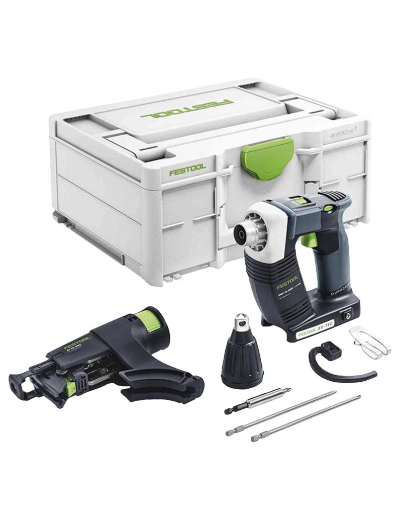 Avvitatore per cartongesso FESTOOL DURADRIVE DWC 18-4500-Basic (Solo corpo + Systainer SYS3 M 187)