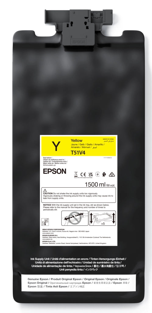 Ultrachrome gs3 yellow t51v400 (1.5lt) - c13t51v400
