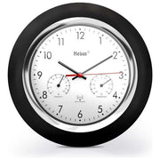 Mebus 19453 orologio da parete e da tavolo Orologio digitale Rotondo Nero, Bianco