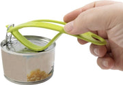 Opener automatico per lattine, 360° di rotazione automatica e stop automatico, aiuto in cucina per cuochi, anziani, bambini e persone con disabilità, alimentato da 4 batterie AA, colore verde
