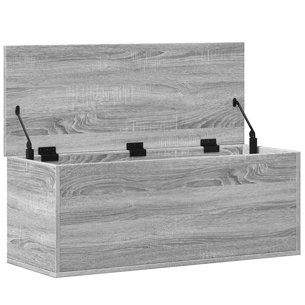 Contenitore Portaoggetti Grigio Sonoma 90x35x35 cm Truciolato 840686