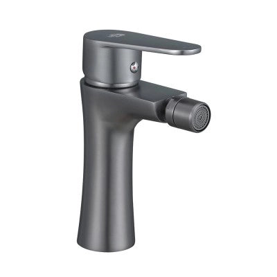 Set miscelatori lavabo bidet vasca nichel nero satinato serie  Lizzy